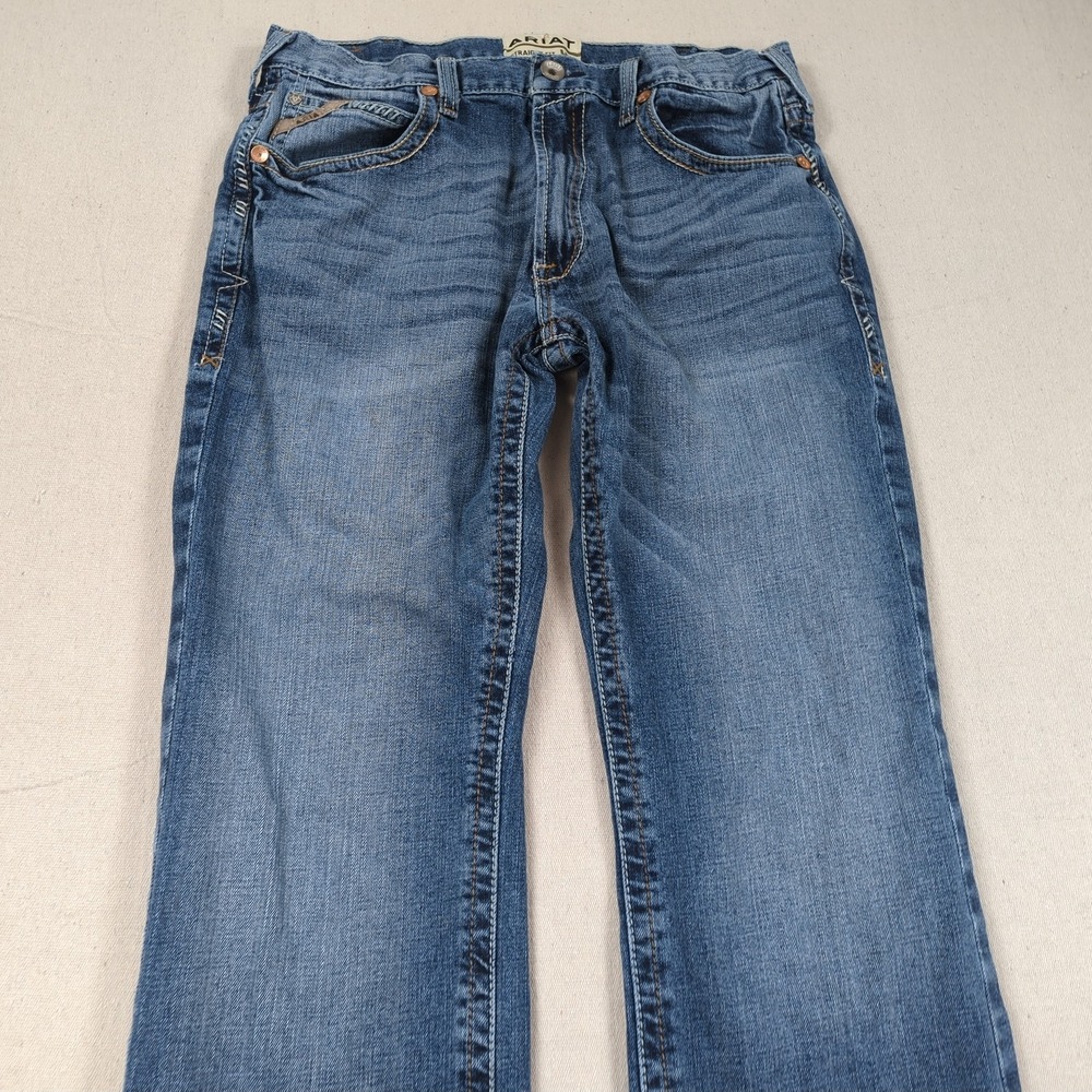 Ariat Jeans Mens 36x362 Blue M5 Stillwell Straight Western Cowboy Ranch Rodeo - Picture 2 of 16